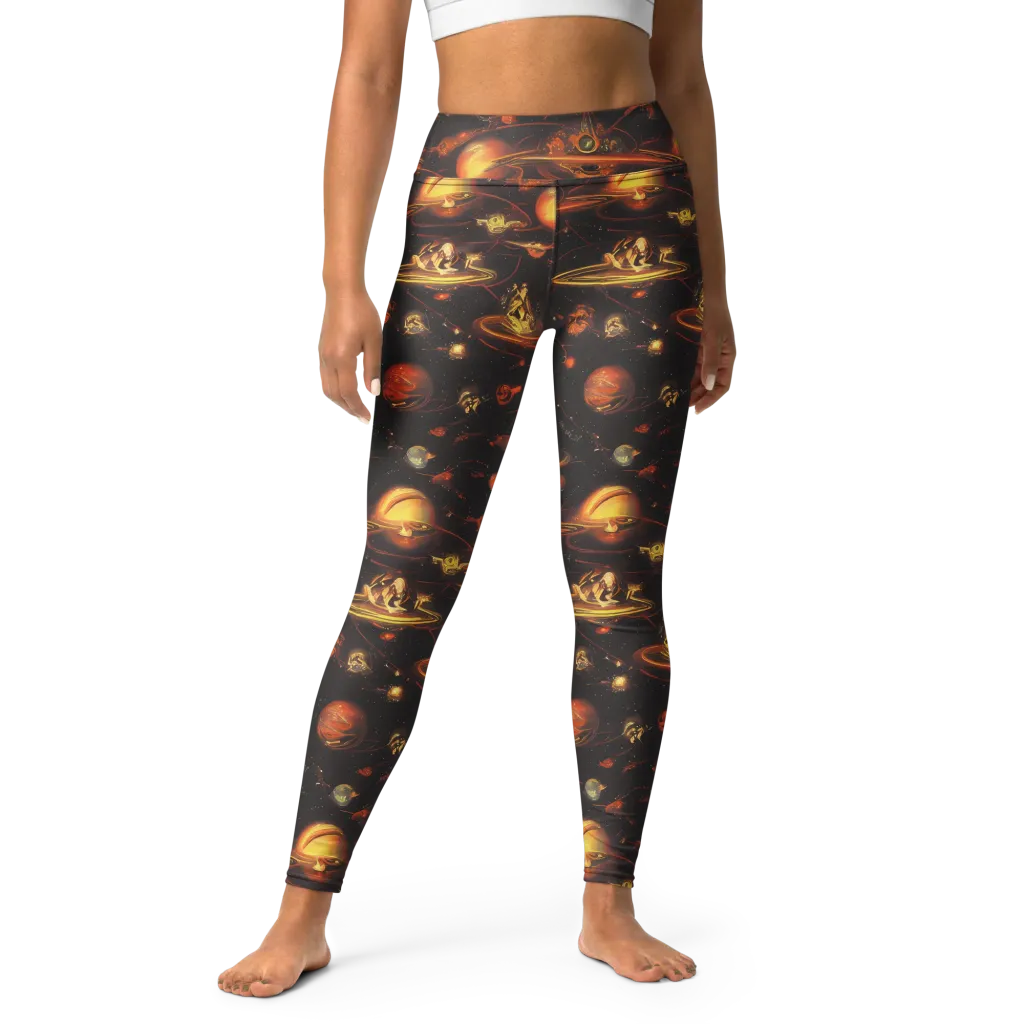 Murillo Vortex on Yoga Leggings — Front