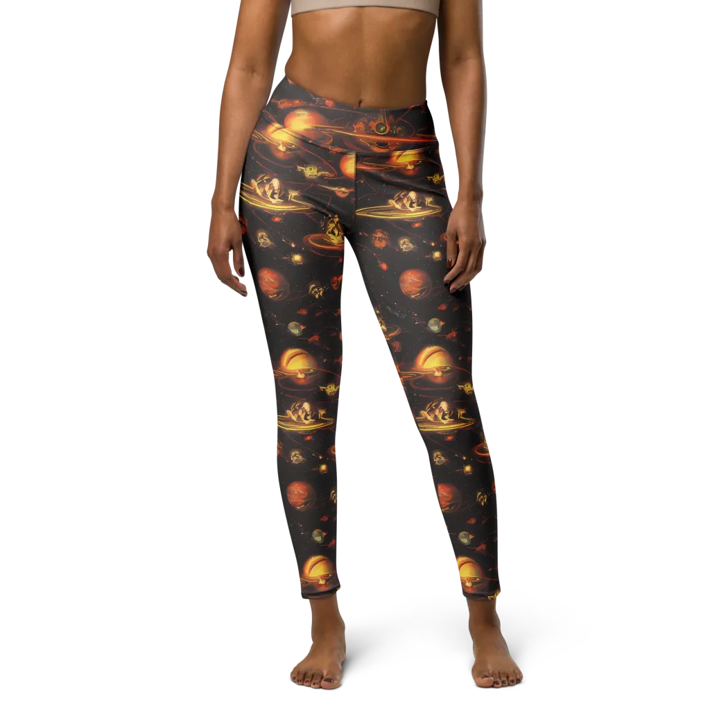 Murillo Vortex on Yoga Leggings — Front