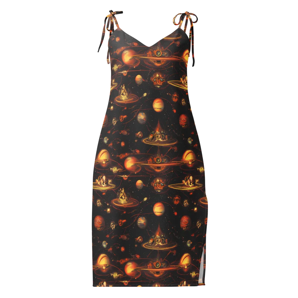 Murillo Vortex on Slip Dress — Front