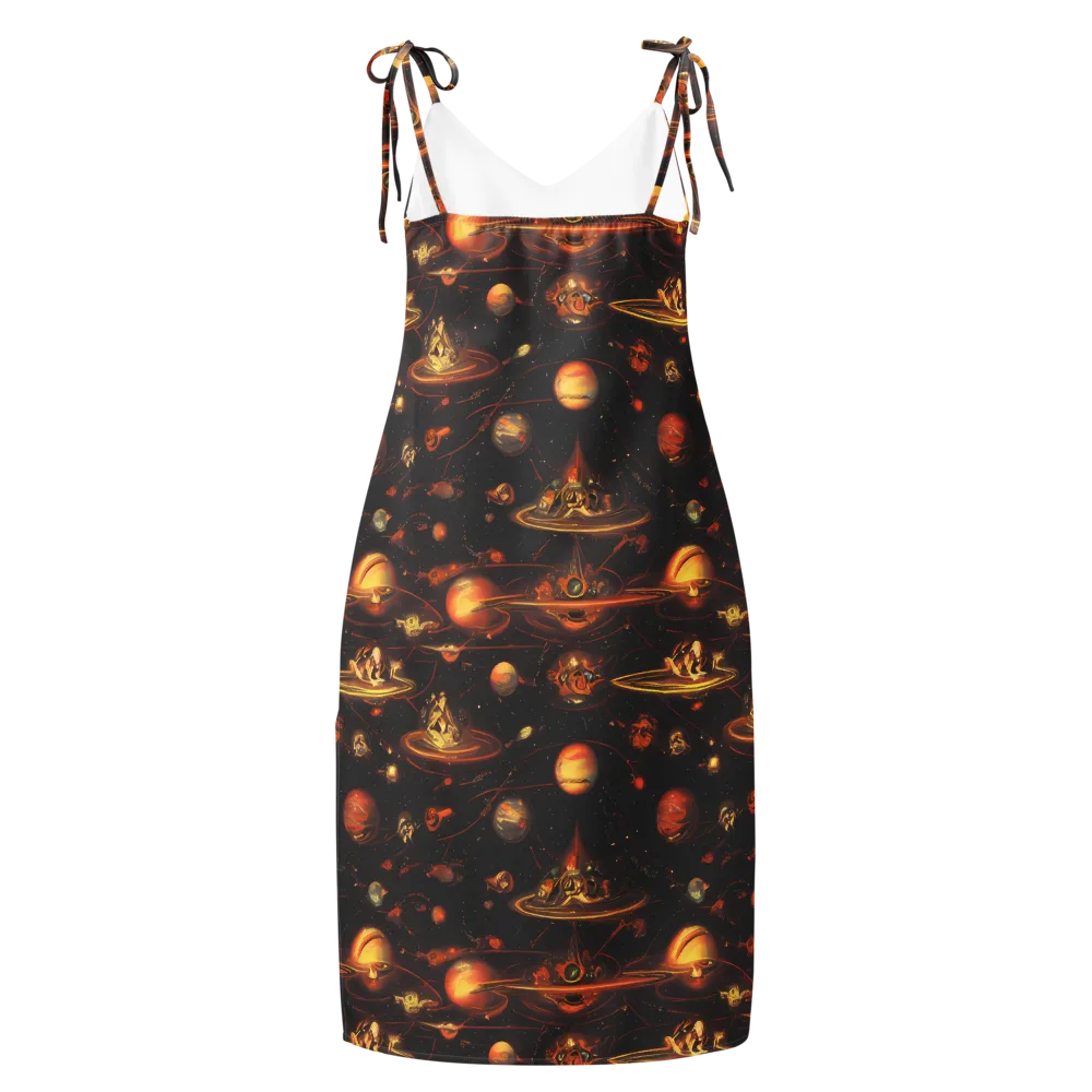 Murillo Vortex on Slip Dress — Back