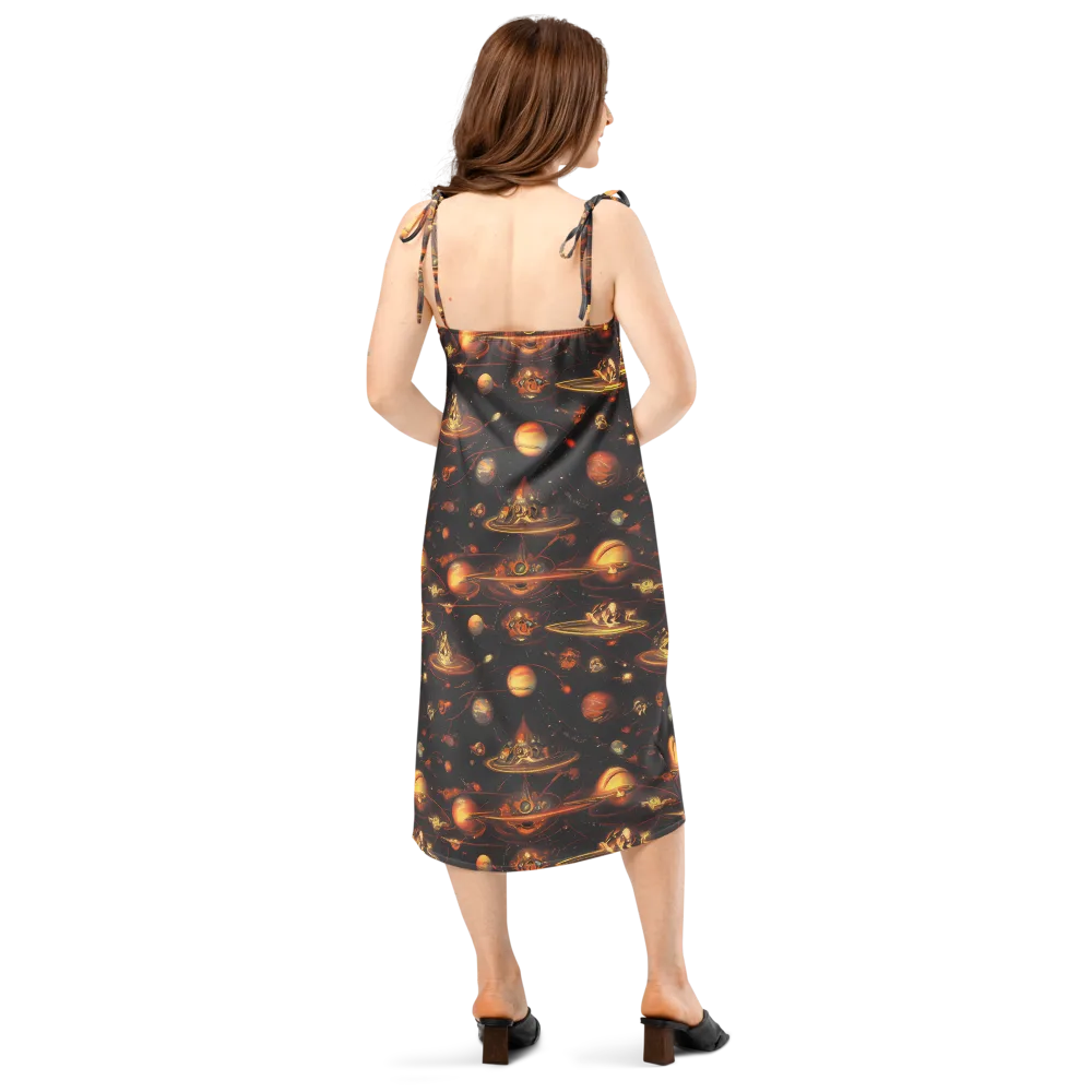 Murillo Vortex on Slip Dress — Back