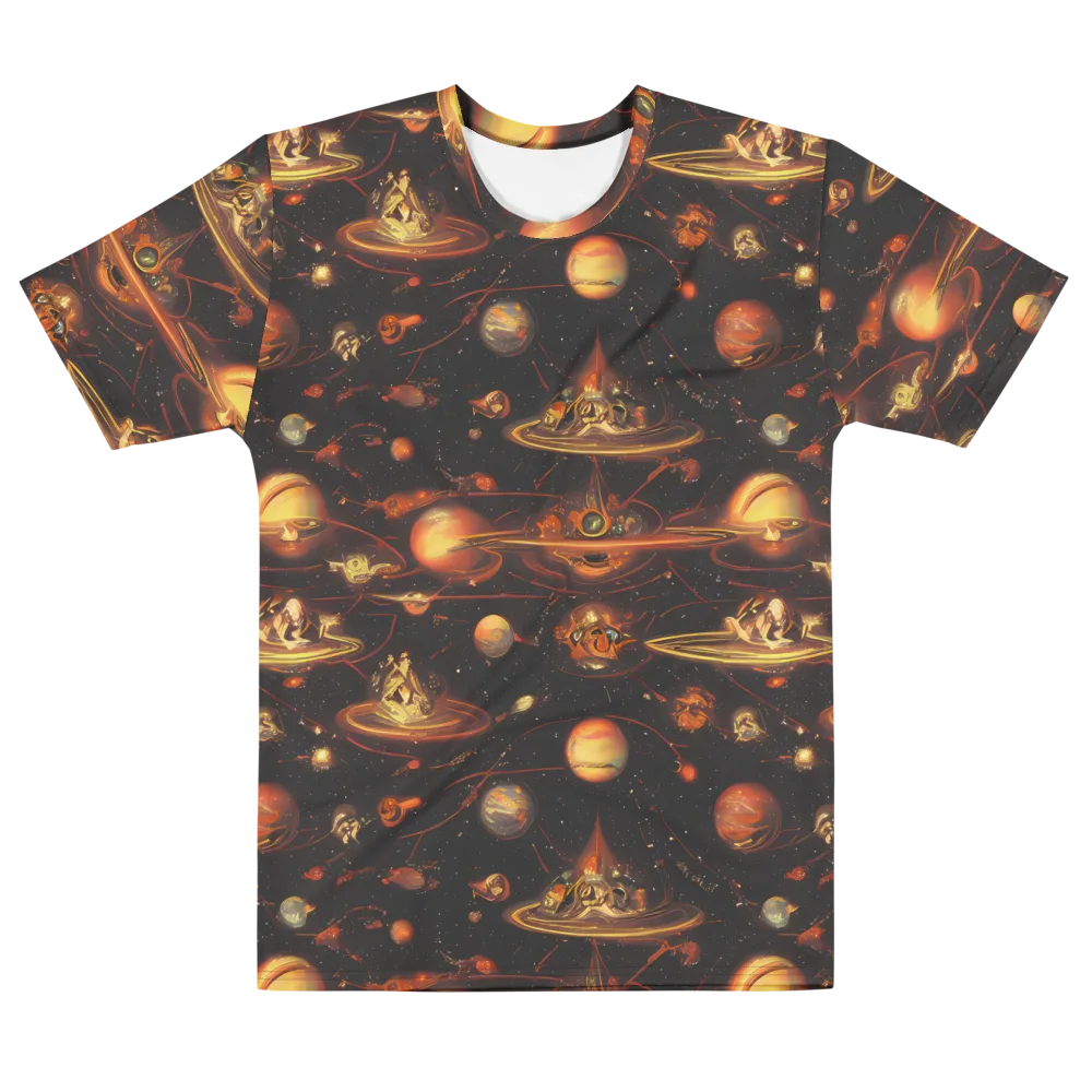 Murillo Vortex on Men's Cotton Crew Neck T-Shirt — Front