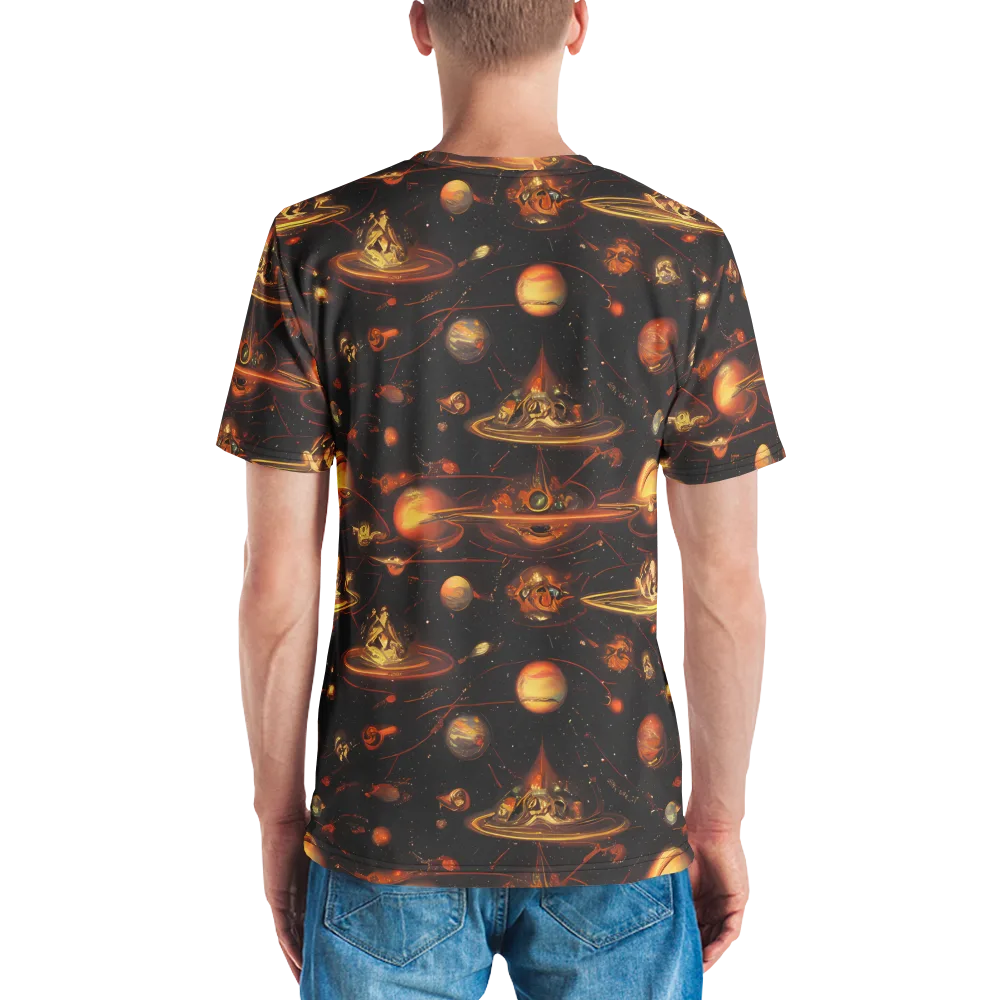 Murillo Vortex on Men's Crew Neck T-Shirt — Back