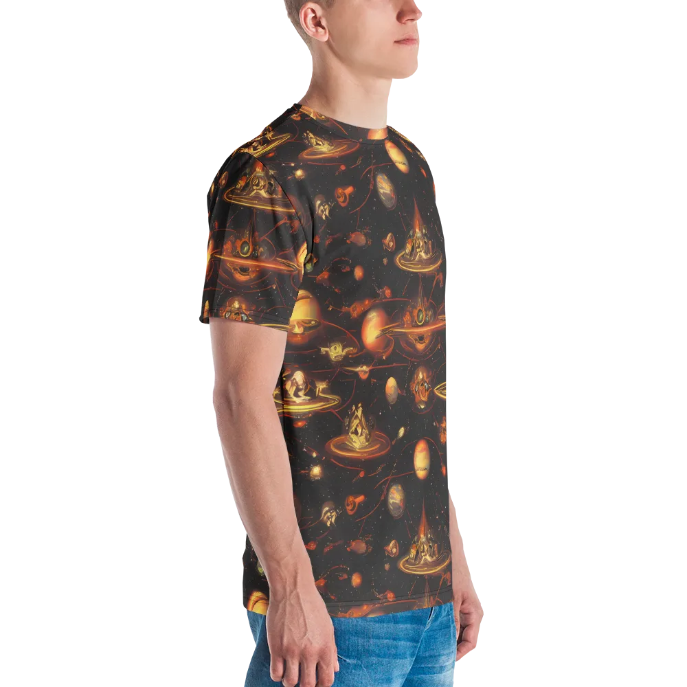 Murillo Vortex on Men's Crew Neck T-Shirt — Right