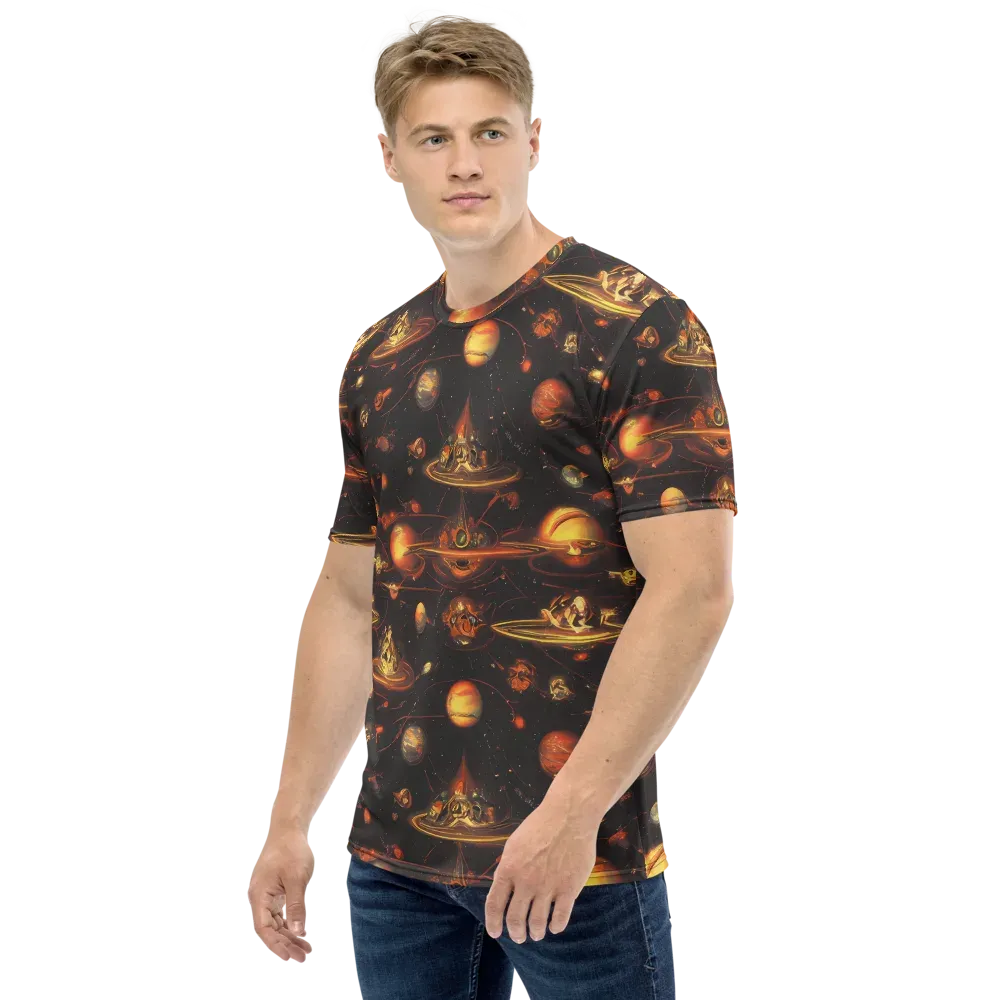 Murillo Vortex on Men's Crew Neck T-Shirt — Left
