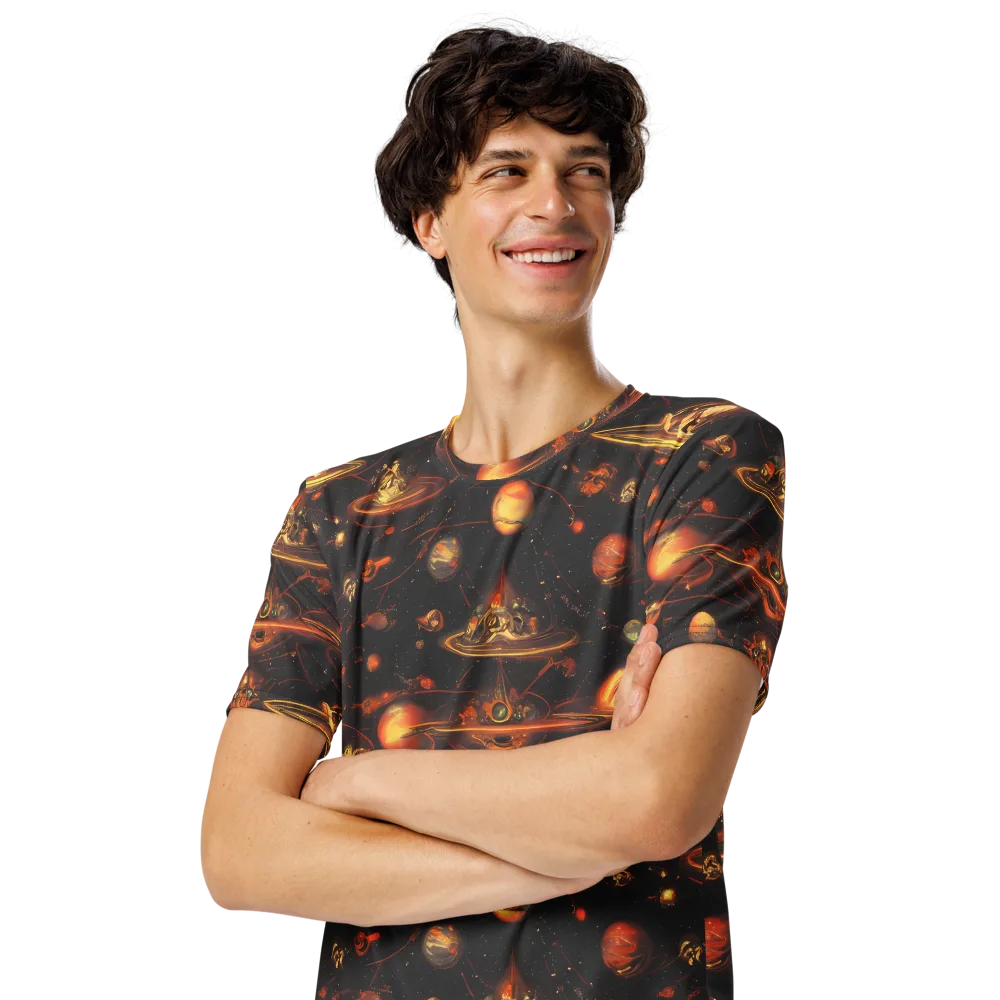 Murillo Vortex on Men's Crew Neck T-Shirt — Left Front