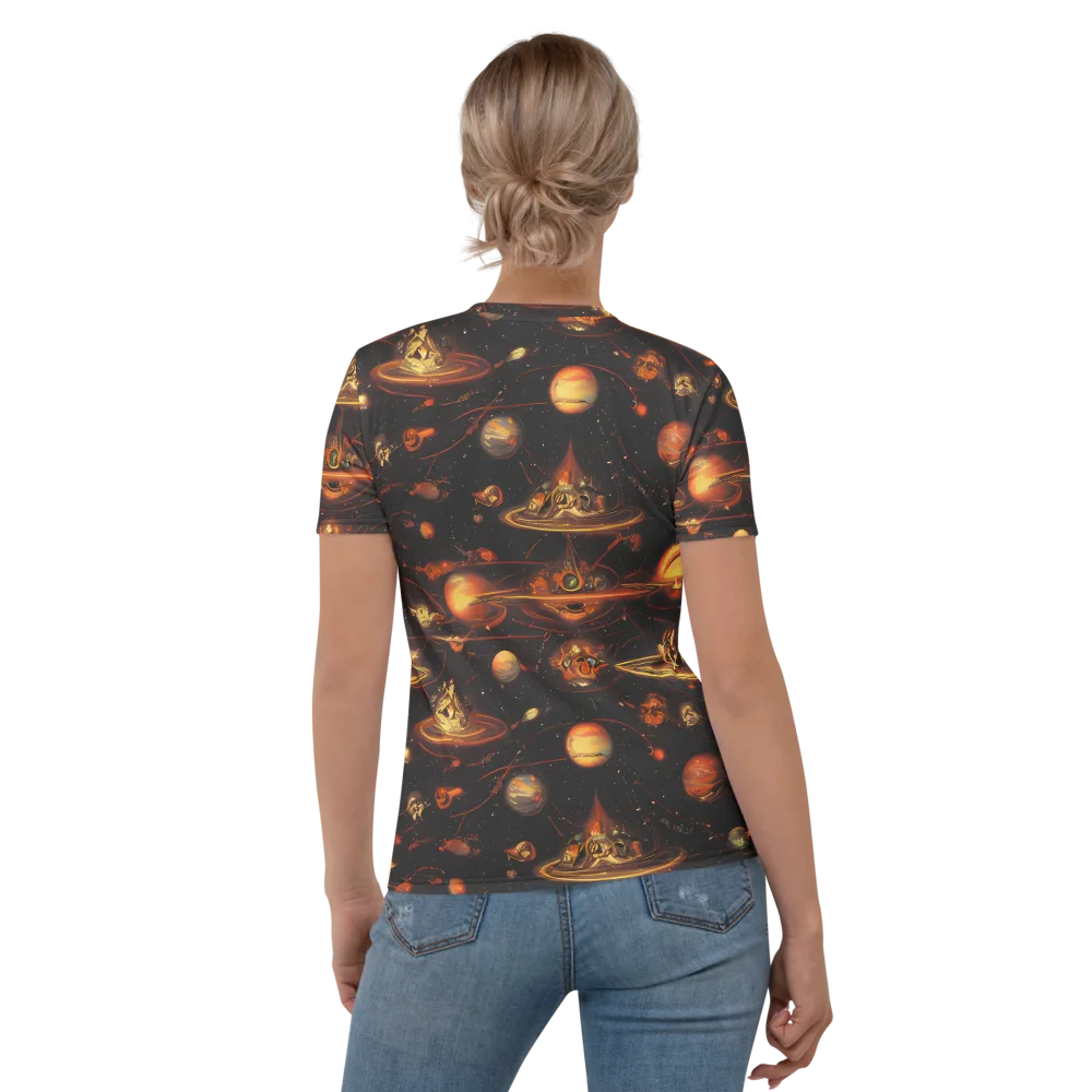 Murillo Vortex on Women's Crew Neck T-Shirt — Back