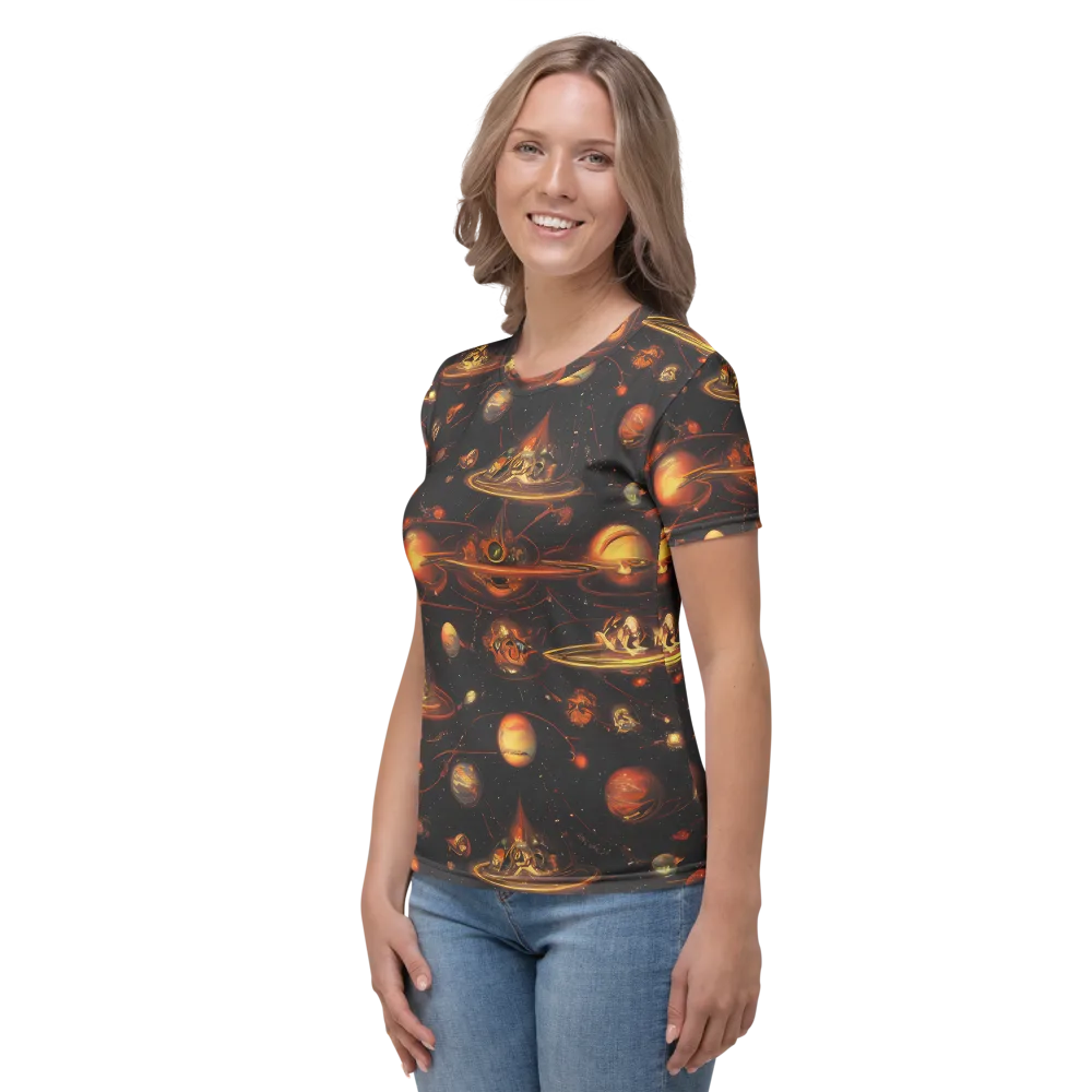Murillo Vortex on Women's Crew Neck T-Shirt — Left