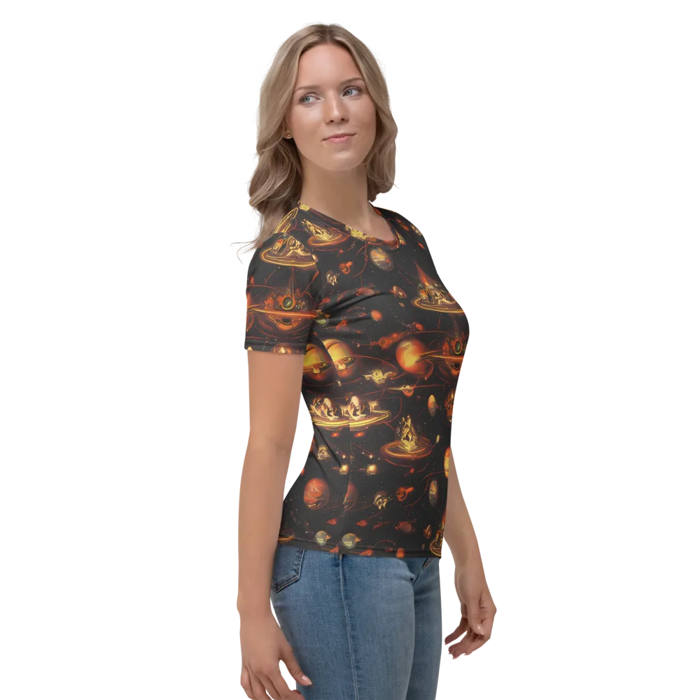 Murillo Vortex on Women's Crew Neck T-Shirt — Right