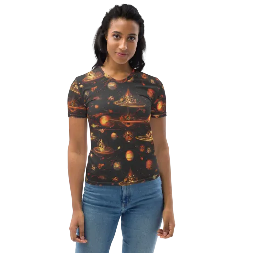 Murillo Vortex on a Women's Crew Neck T-Shirt