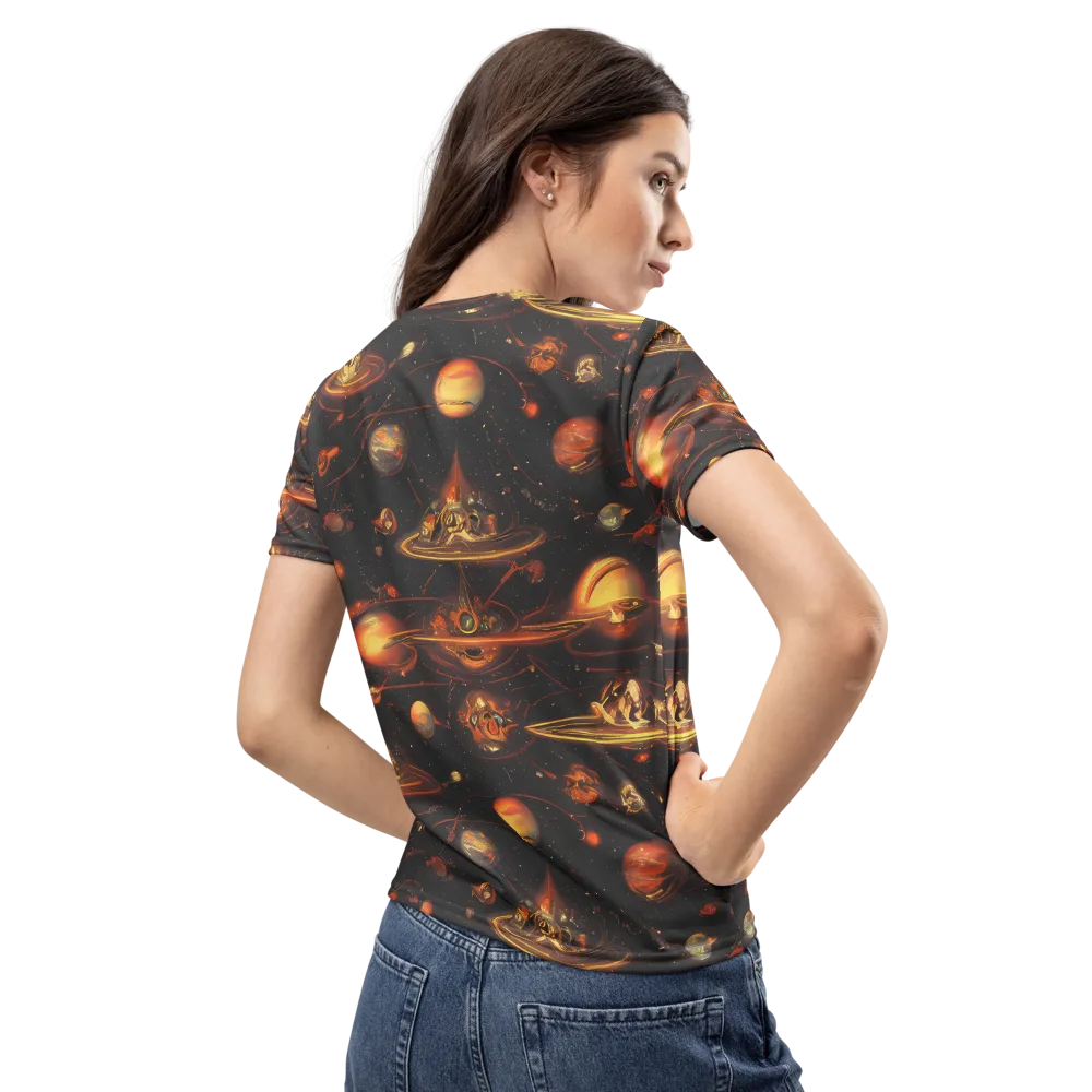 Murillo Vortex on Women's Crew Neck T-Shirt — Back