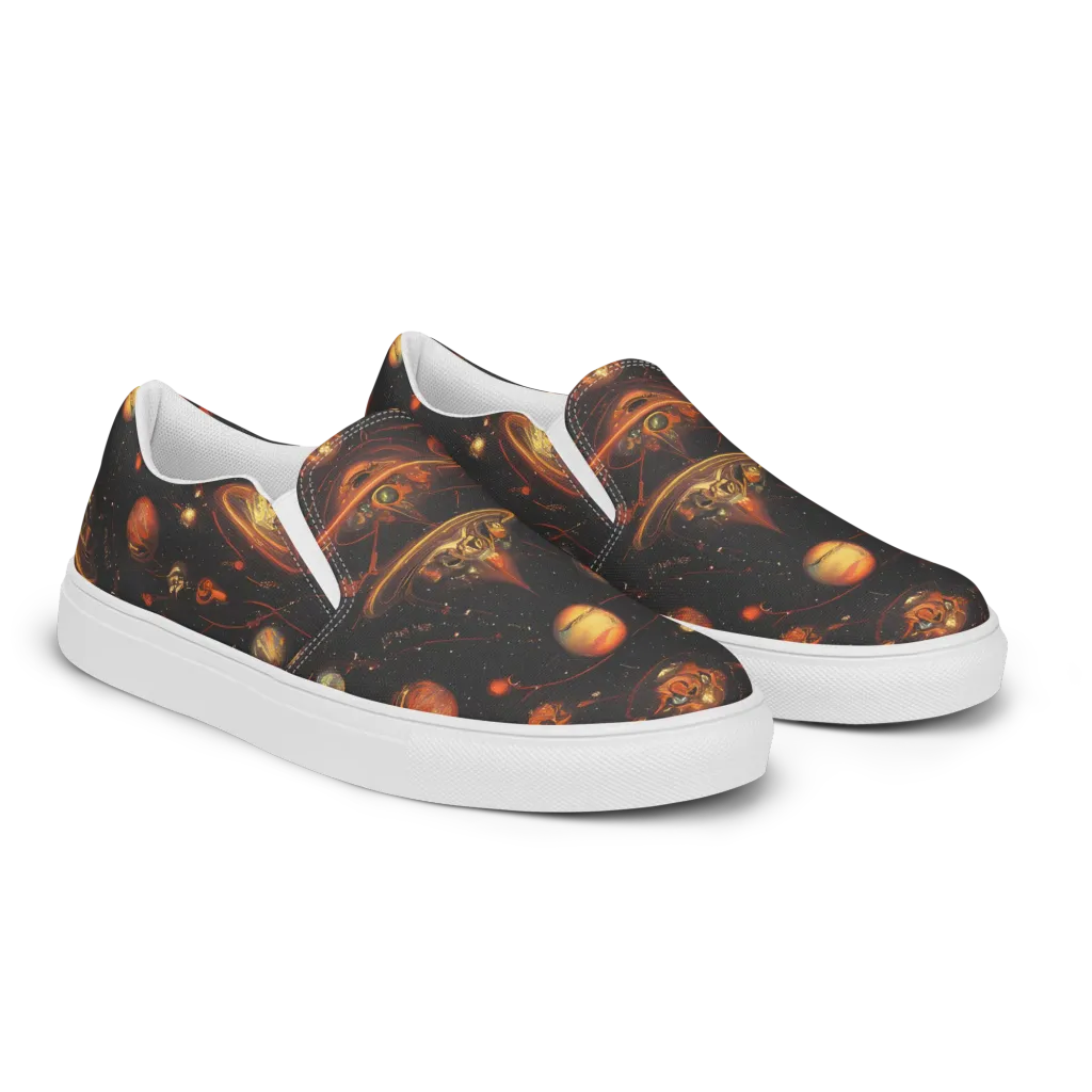 Murillo Vortex on Men's Slip-On Canvas Shoes — Right Front