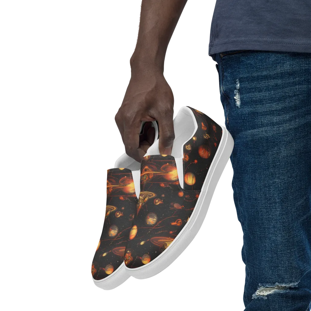 Murillo Vortex on Men's Slip-On Canvas Shoes — Left Front