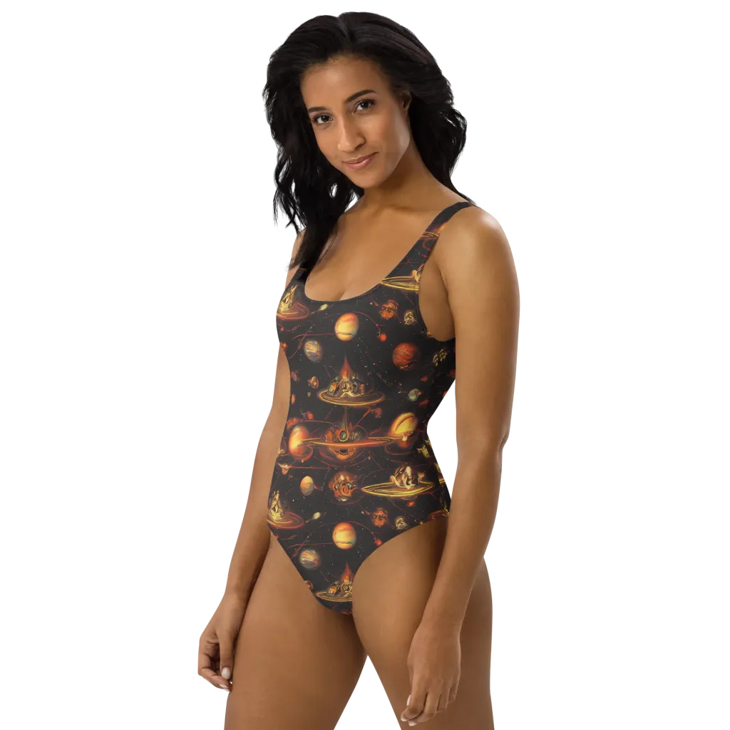 Murillo Vortex on One-Piece Swimsuit — Left