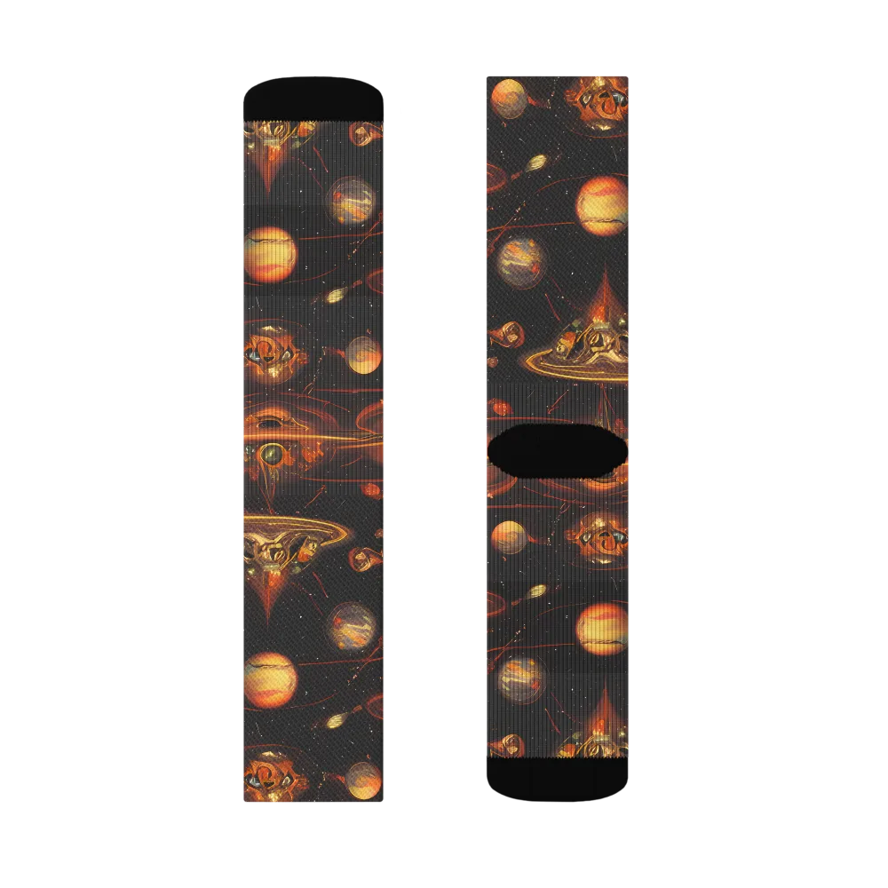 Murillo Vortex on Socks — Left Sock