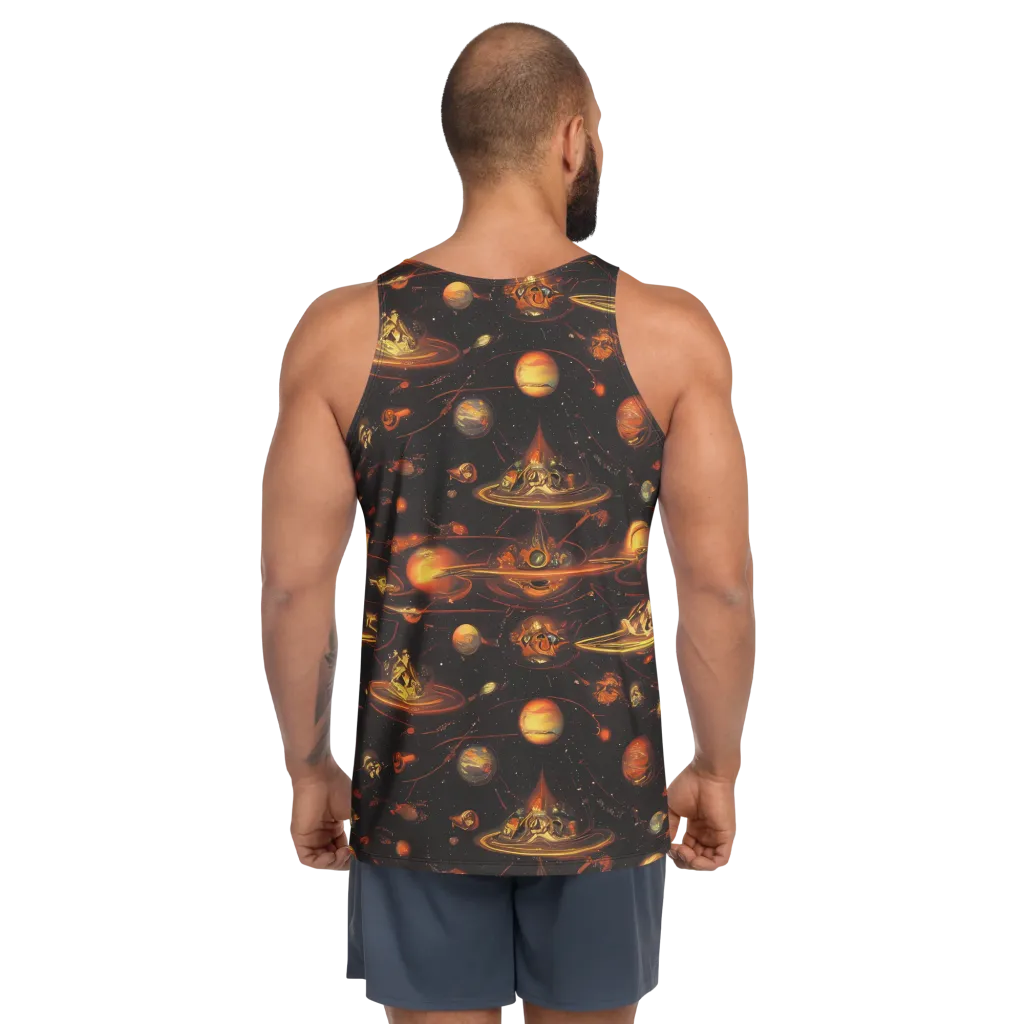 Murillo Vortex on Men's Tank Top — Back