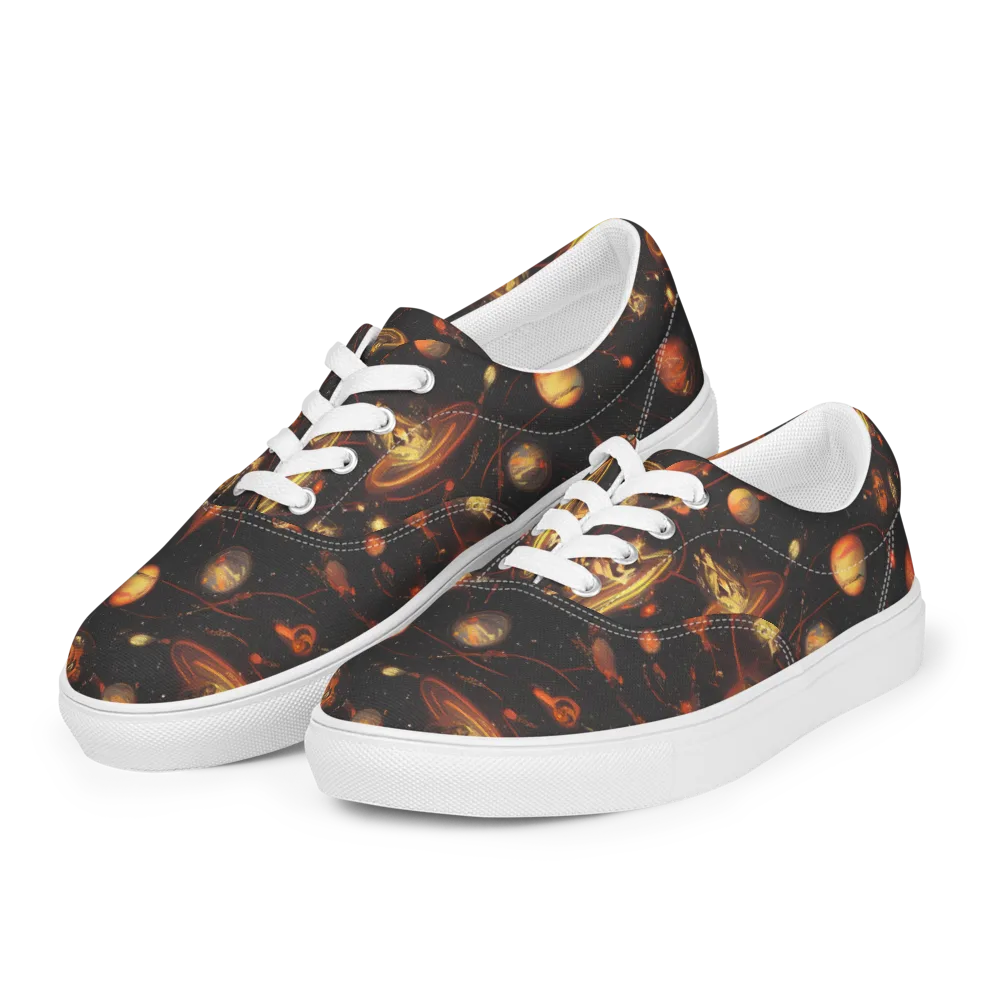 Murillo Vortex on Men's Lace-Up Canvas Shoes — Left Front