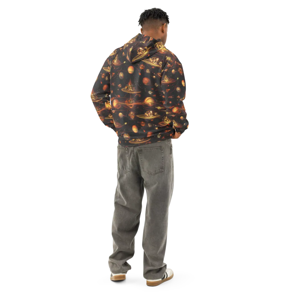 Murillo Vortex on Cotton Hoodie — Back