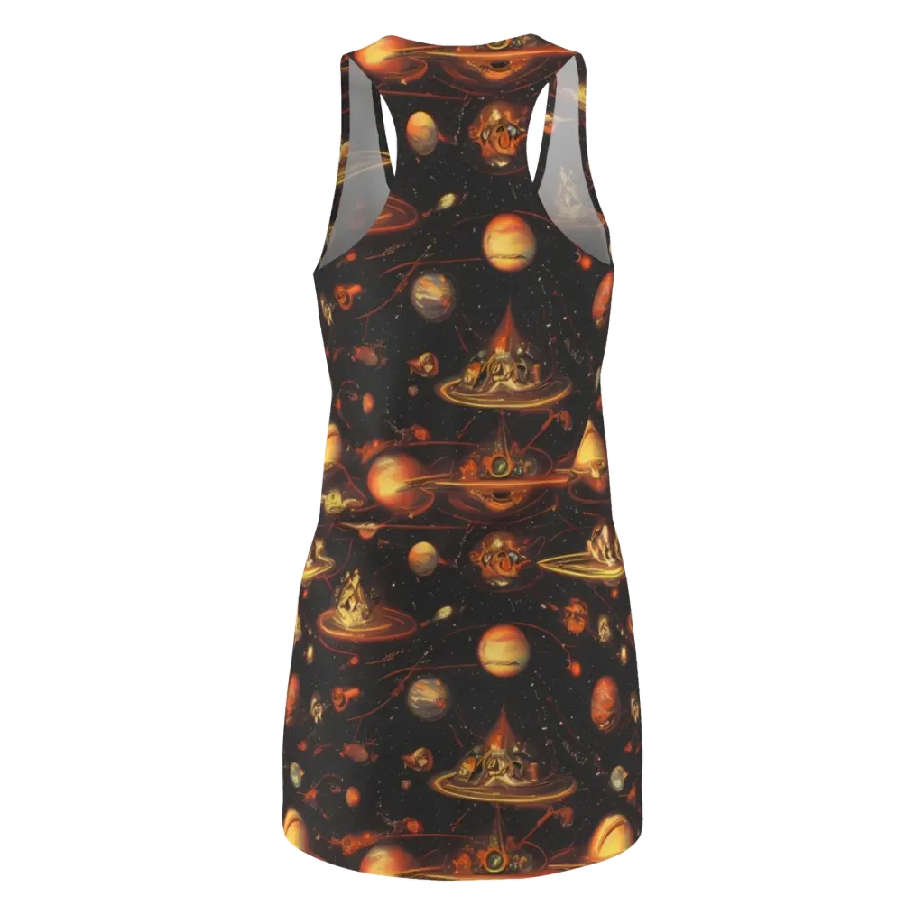 Murillo Vortex on Racerback Dress — Back