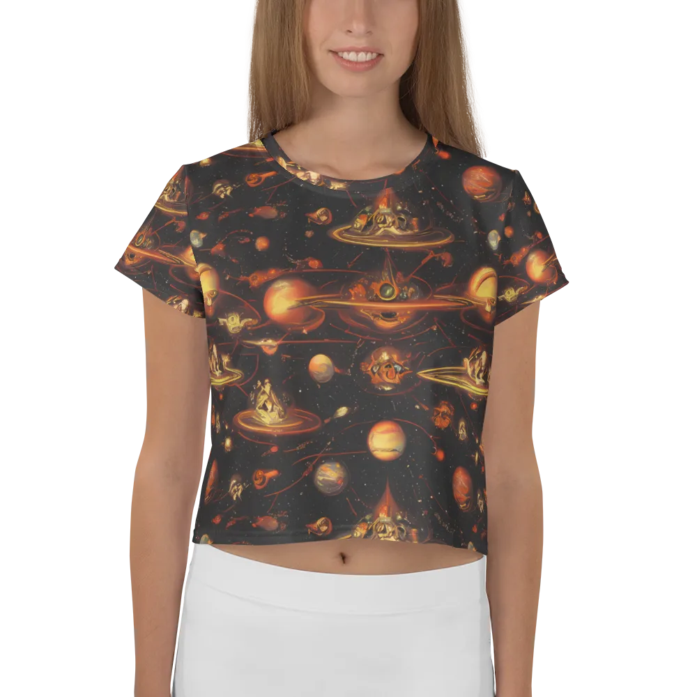 Murillo Vortex on Crop Tee — Front