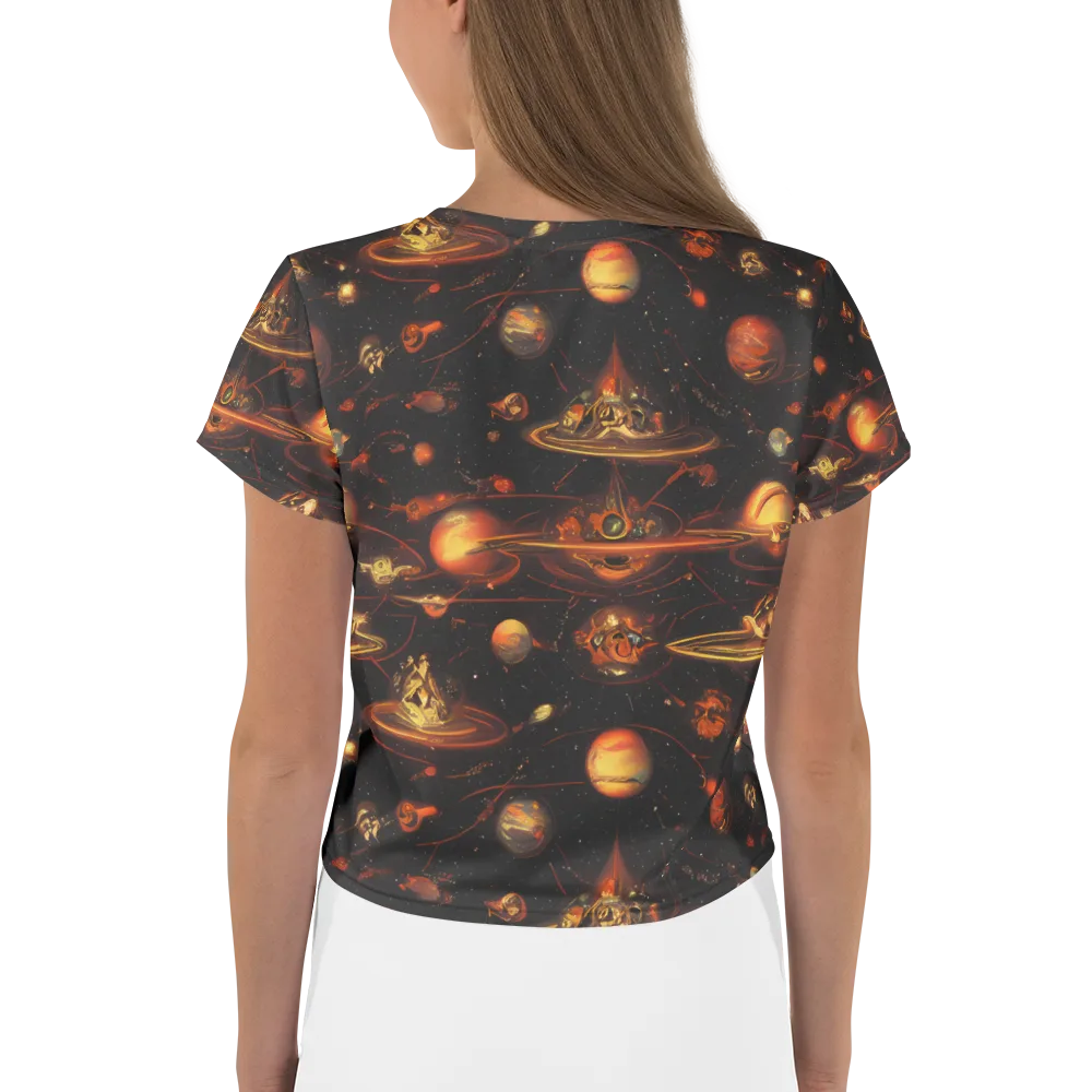 Murillo Vortex on Crop Tee — Back