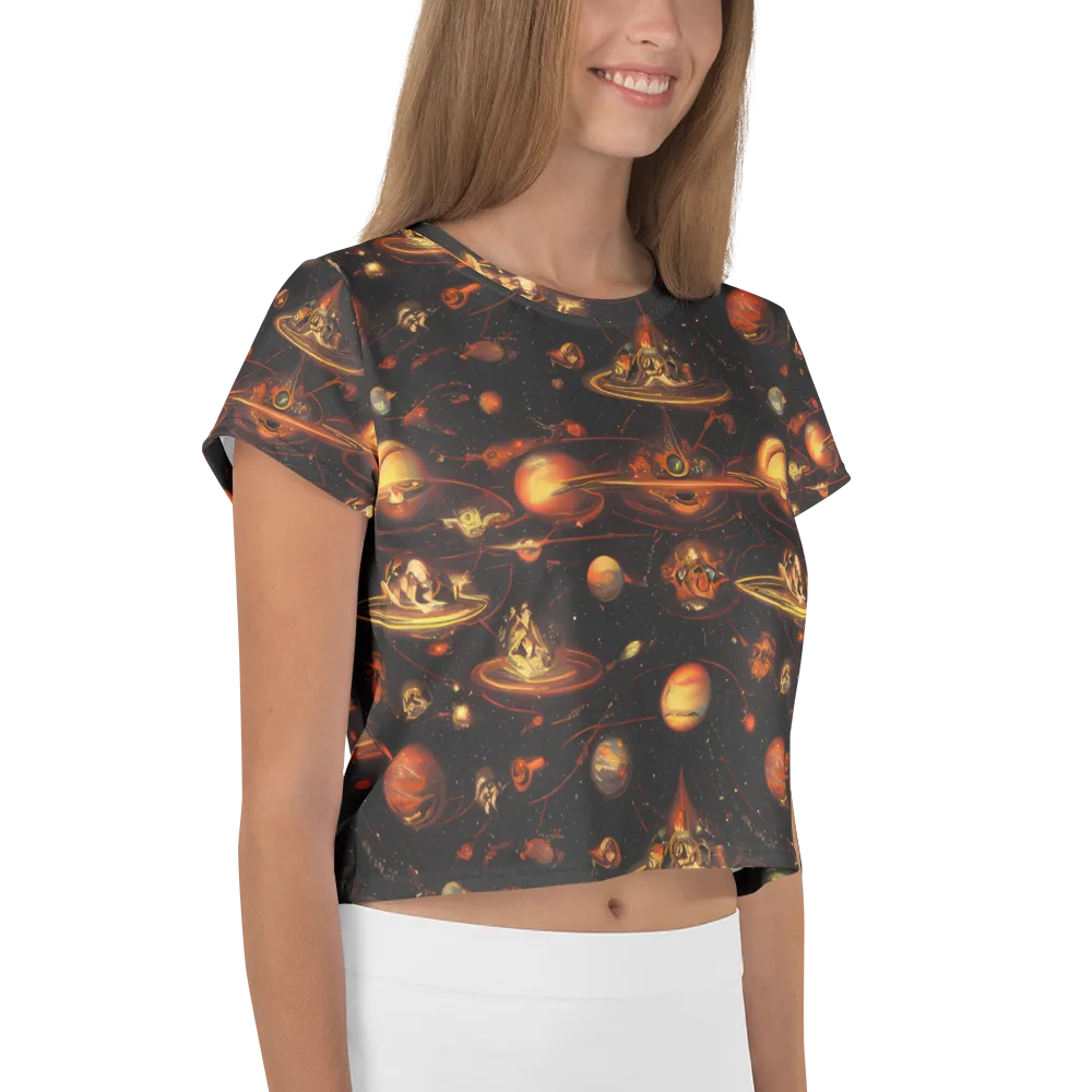 Murillo Vortex on Crop Tee — Right