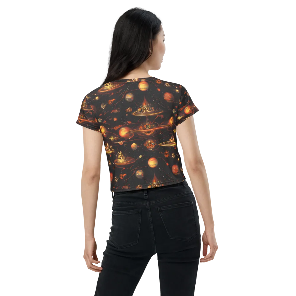 Murillo Vortex on Crop Tee — Back