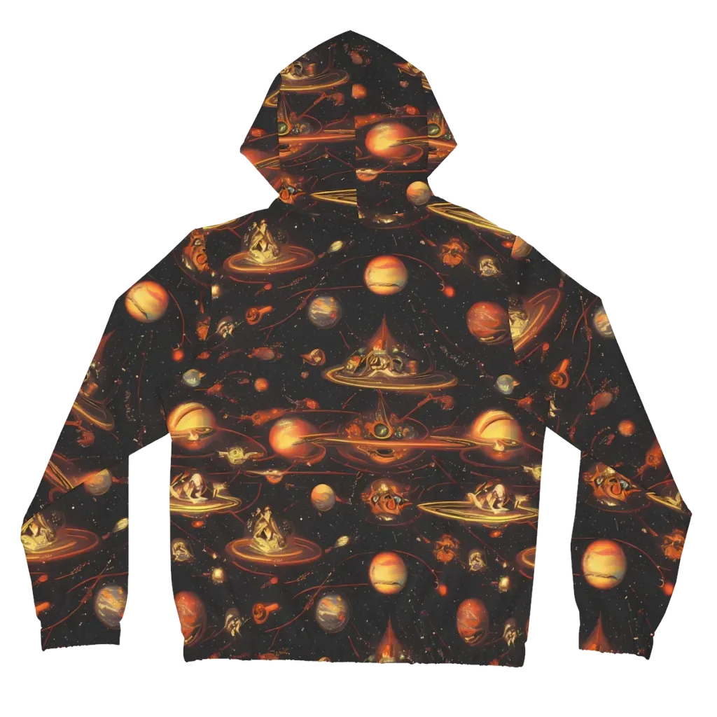 Murillo Vortex on Women's Full-Zip Hoodie — Back