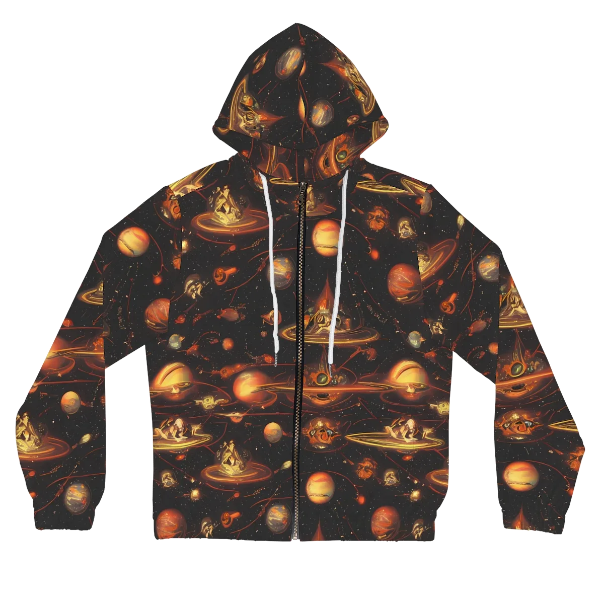 Murillo Vortex on Women's Full-Zip Hoodie — Front