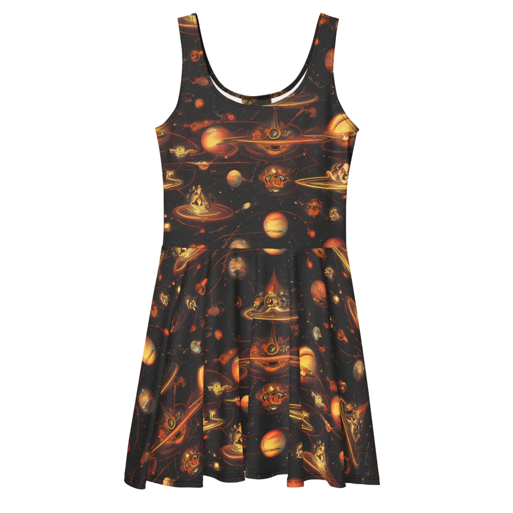 Murillo Vortex on Skater Dress — Front