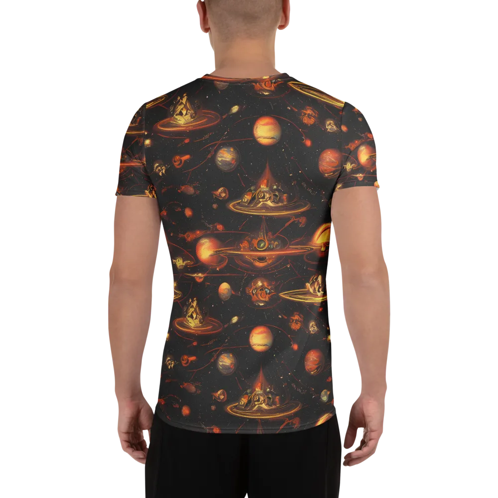 Murillo Vortex on Men's Athletic T-Shirt — Back