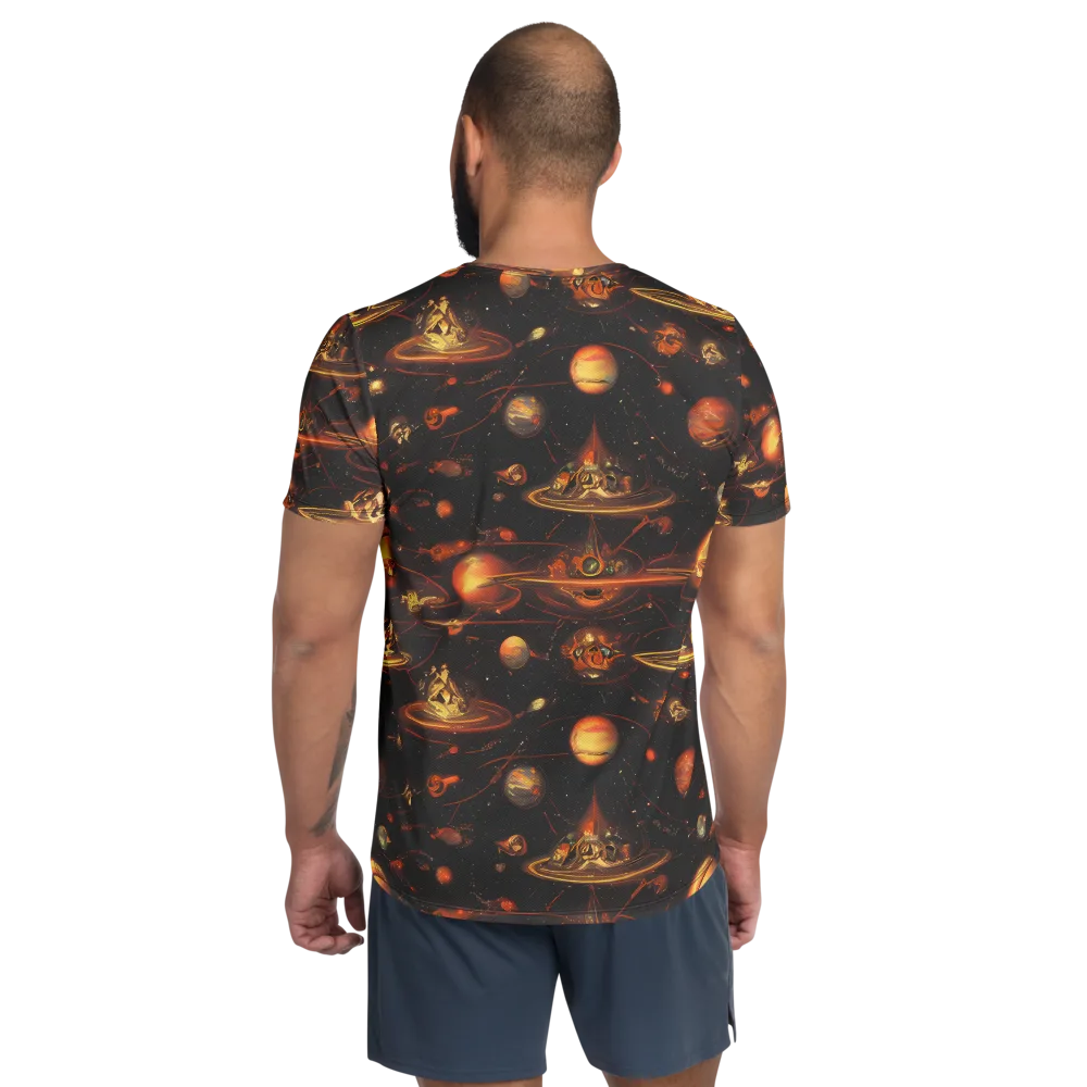 Murillo Vortex on Men's Athletic T-Shirt — Back