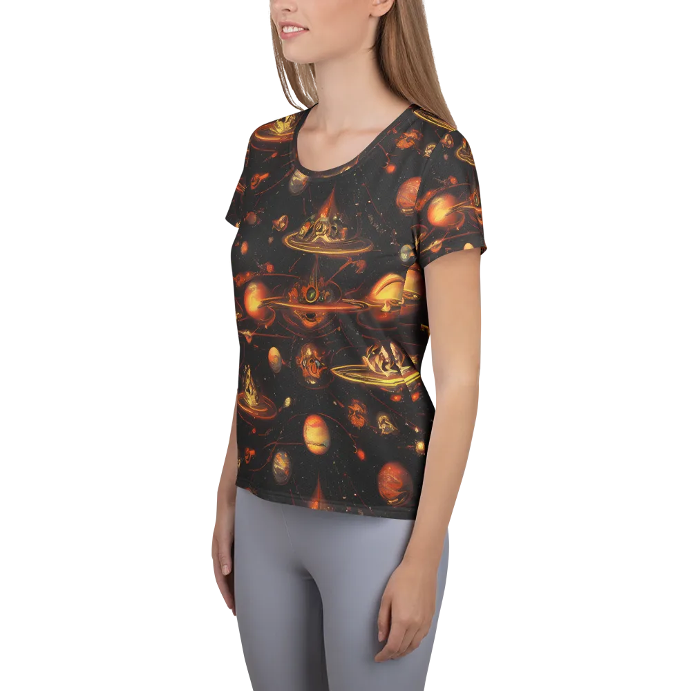 Murillo Vortex on Women's Athletic T-Shirt — Left