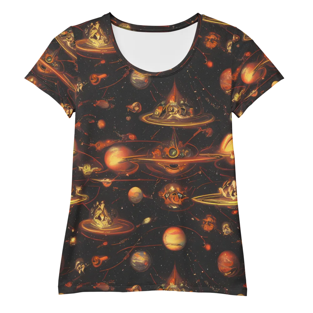 Murillo Vortex on Women's Athletic T-Shirt — Front