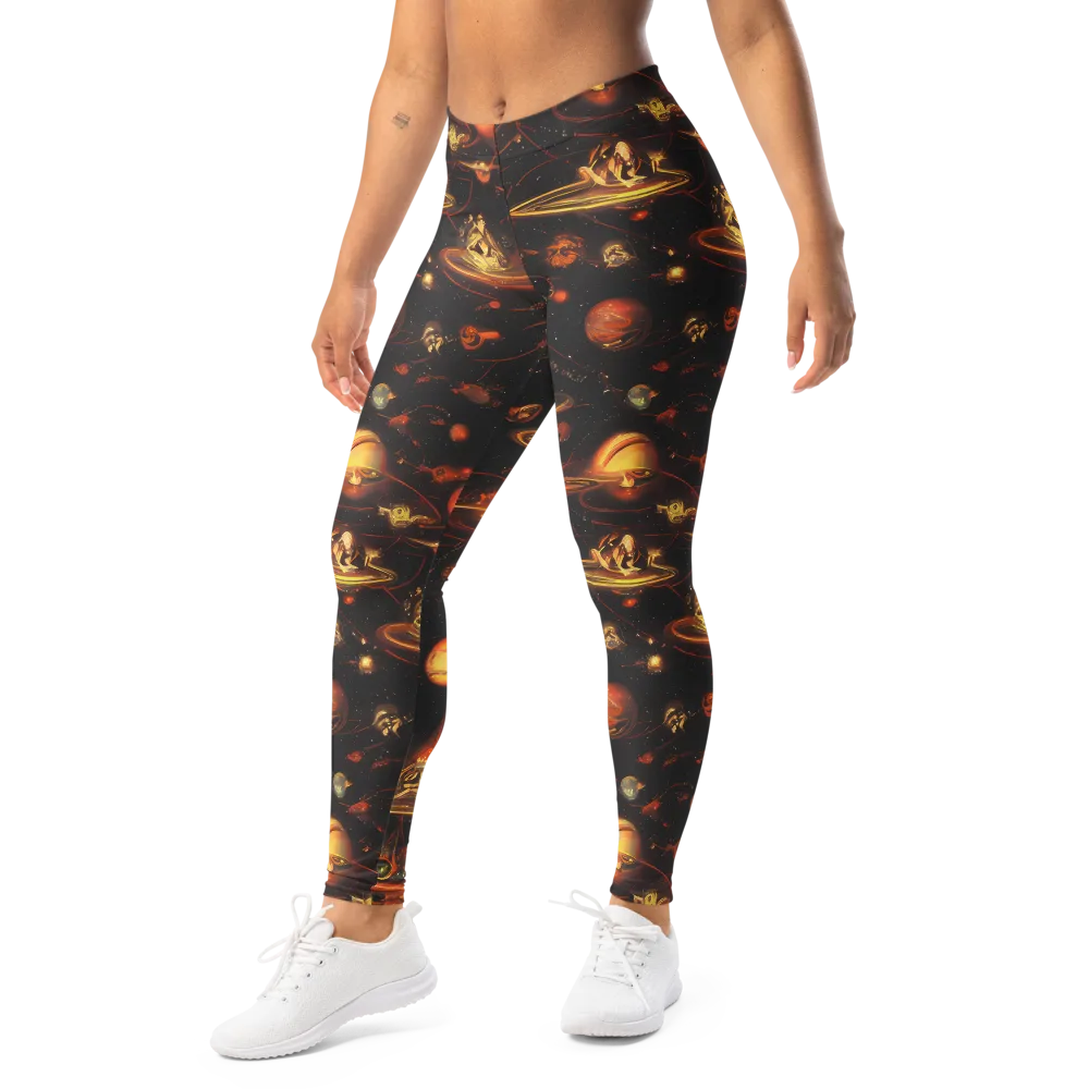 Murillo Vortex on Leggings — Left Front
