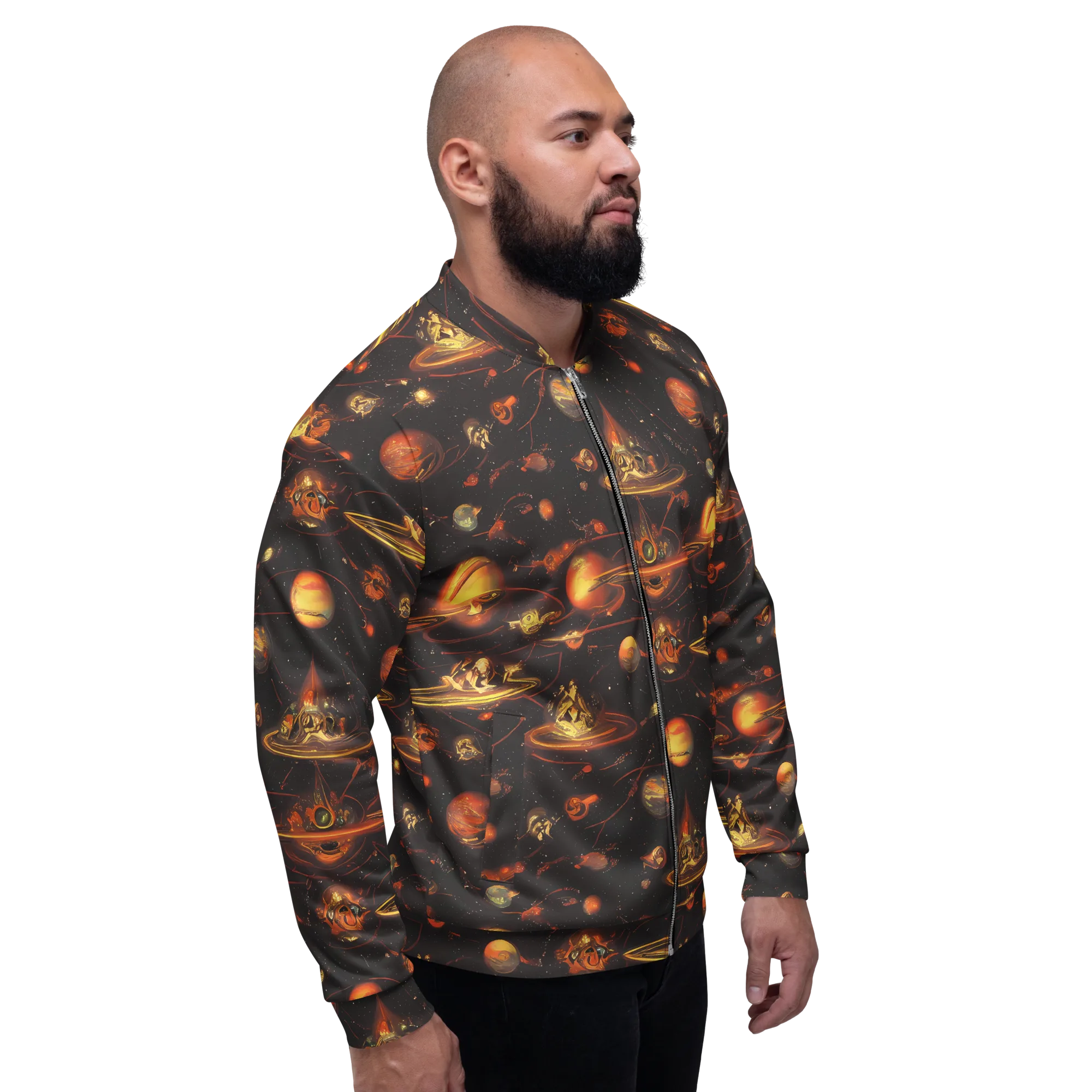 Murillo Vortex on Bomber Jacket — Right