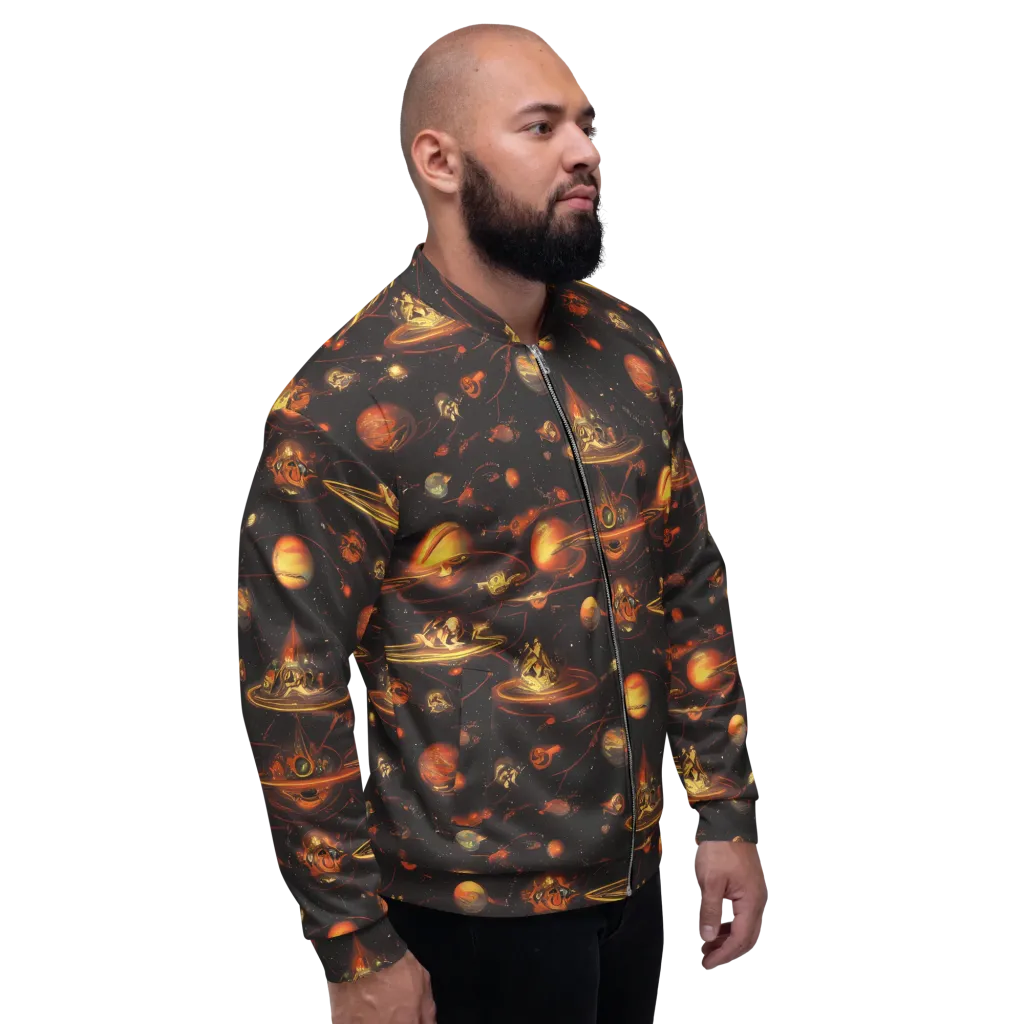 Murillo Vortex on Bomber Jacket — Right