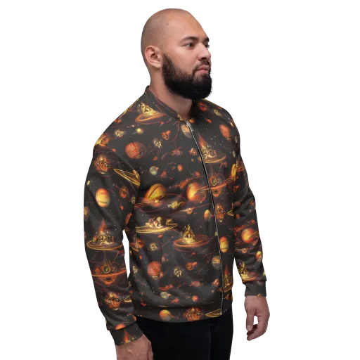 Murillo Vortex on a Bomber Jacket