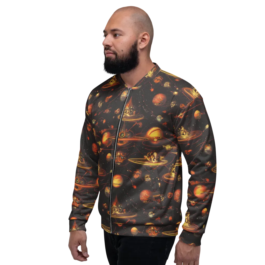 Murillo Vortex on Bomber Jacket — Left