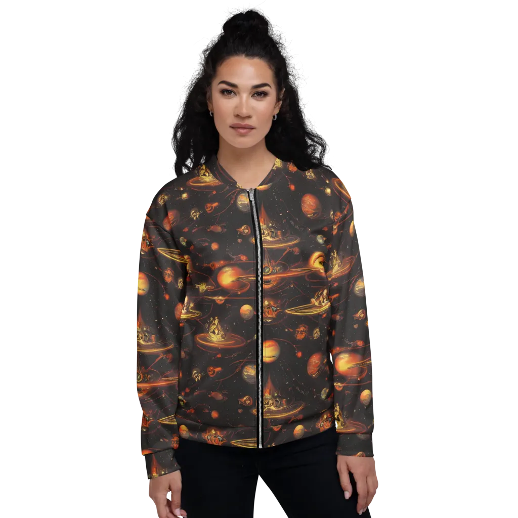 Murillo Vortex on Bomber Jacket — Front
