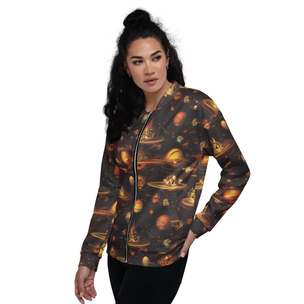 Murillo Vortex on Bomber Jacket — Left