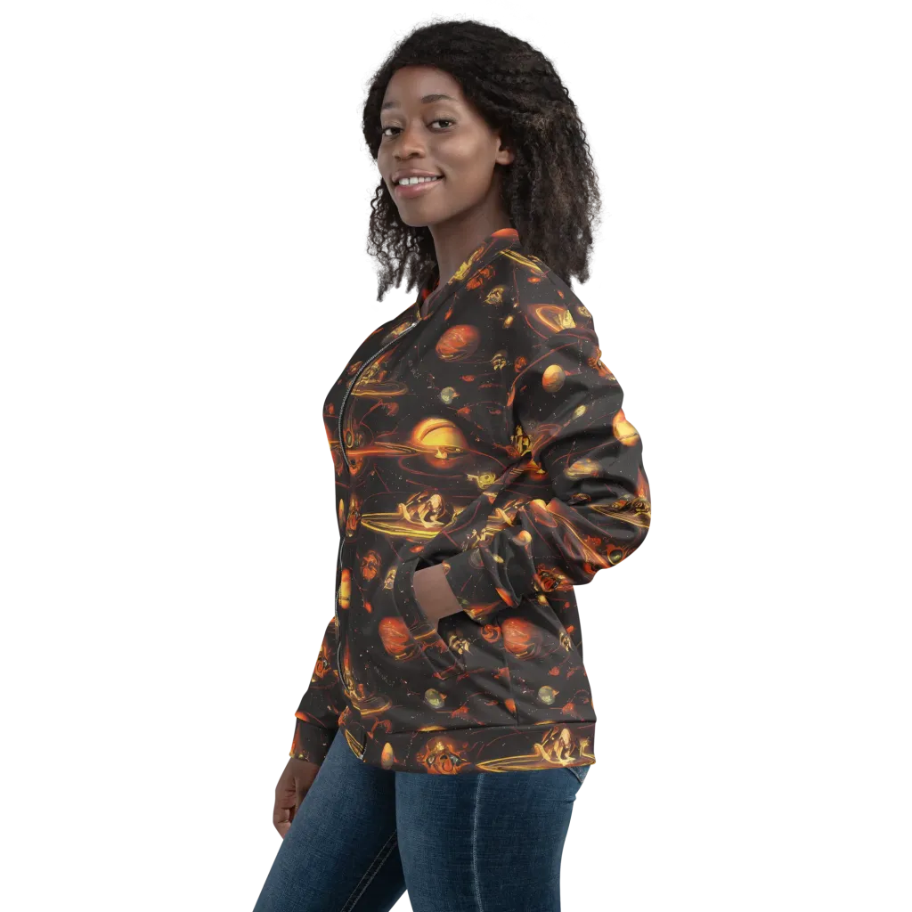 Murillo Vortex on Bomber Jacket — Left