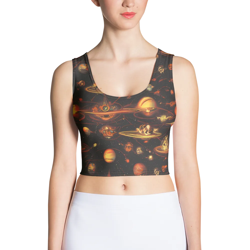 Murillo Vortex on Crop Top — Front