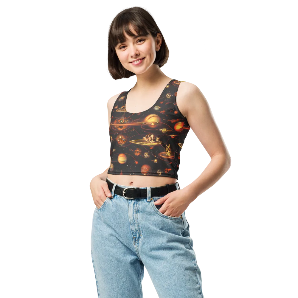 Murillo Vortex on Crop Top — Front