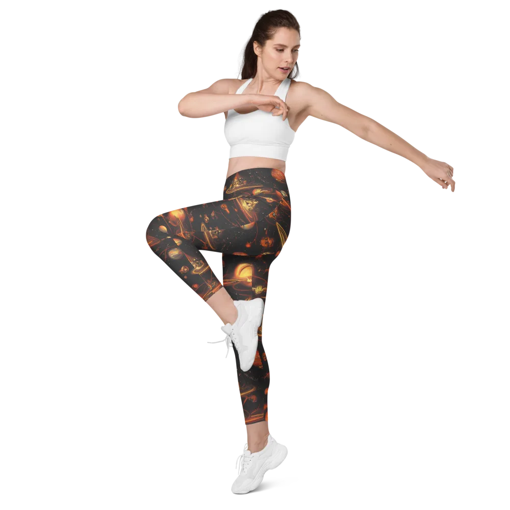 Murillo Vortex on Leggings with Pockets — Left Front