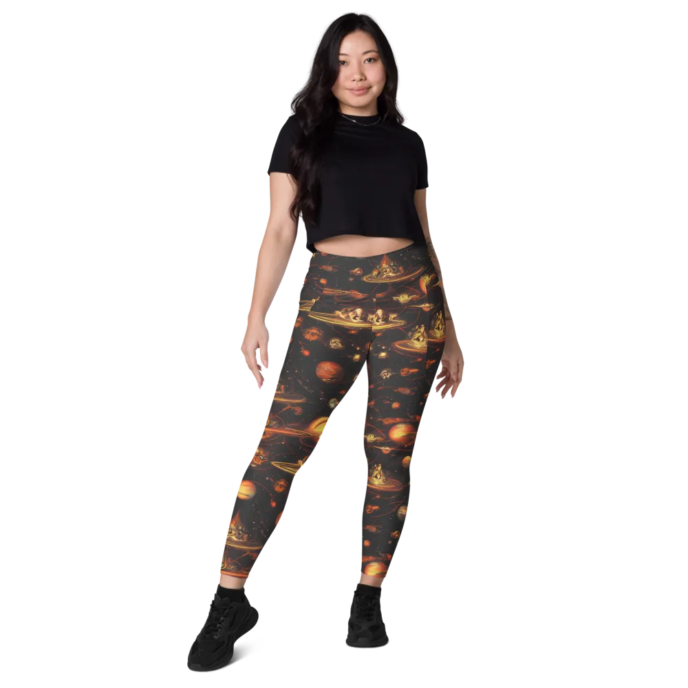 Murillo Vortex on Leggings with Pockets — Front