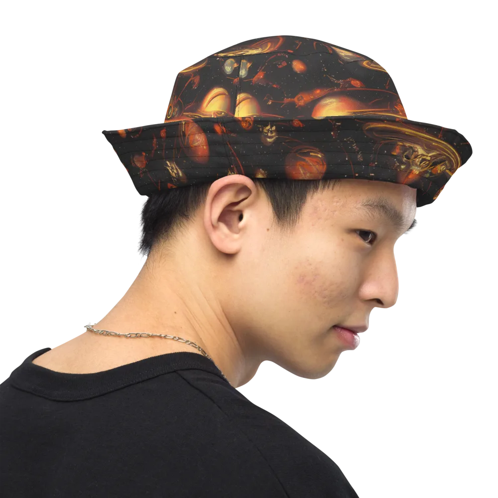Murillo Vortex on Reversible Bucket Hat — Right Outside