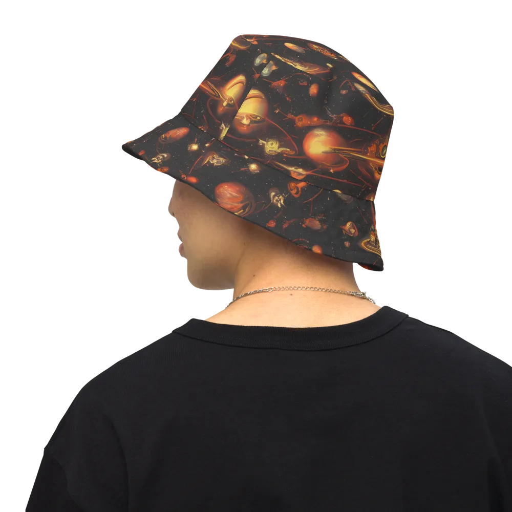 Murillo Vortex on Reversible Bucket Hat — Back Inside