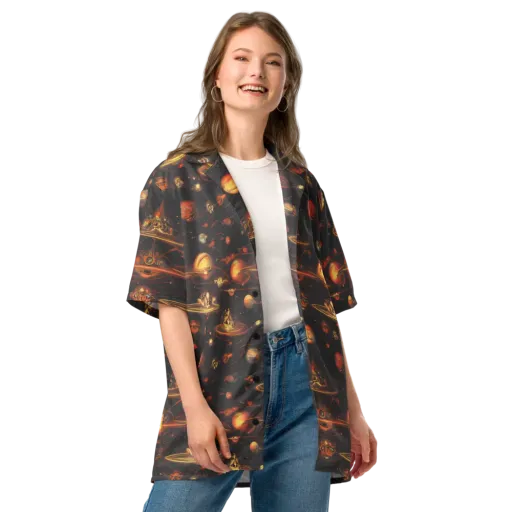 Murillo Vortex on a Button Shirt