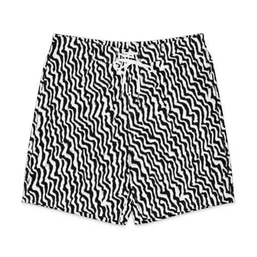 Wave Dance on a Men's Board Shorts